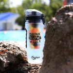 NorAqua sticlă motivațională cu infuzor de fructe