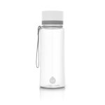 EQUA sticlă din plastic fără BPA 600 ml - Alb simplu