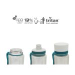 EQUA sticlă din plastic fără BPA - MIDNIGHT