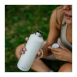 EQUA TIMELESS sticlă termoizolantă din oțel inoxidabil 600 ml - White