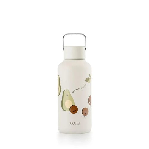 EQUA TIMELESS KIDS sticlă de apă din oțel inoxidabil 600 ml - AVOCADO