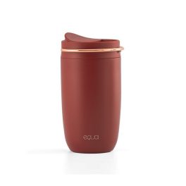 EQUA cană termică - wine not - bordo