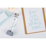 Sticlă reutilizabilă din sticlă EQUA Esprit colecția - Pene