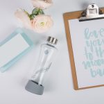 Sticlă reutilizabilă din sticlă EQUA Esprit colecția - Pene