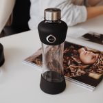 EQUA sticlă din sticlă colecția Active - Black