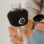 EQUA sticlă din sticlă colecția Active - Black