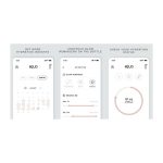 EQUA SMART sticlă inteligentă din oțel inoxidabil - Latte