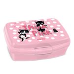 ARS UNA sticlă de apă + cutie de prânz în pachet - Think Pink cu pisici