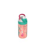 KAMBUKKA LAGOON Cactus Gekko sticlă de apă din plastic cu pai – 400 ml