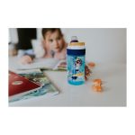 KAMBUKKA LAGOON Toekan Love sticlă din plastic cu pai – 400 ml