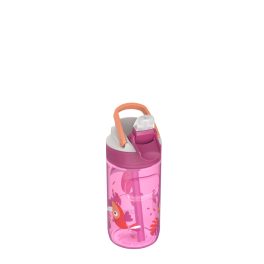   KAMBUKKA LAGOON Toekan Love sticlă din plastic cu pai – 400 ml