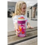 KAMBUKKA LAGOON Toekan Love sticlă din plastic cu pai – 400 ml