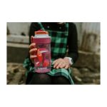 KAMBUKKA LAGOON Toekan Love sticlă din plastic cu pai – 400 ml