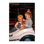 KAMBUKKA LAGOON Blue Flamingo sticlă de apă din plastic cu pai – 400 ml