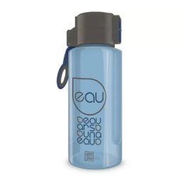   650 ml ARS UNA sticlă sport din plastic fără BPA - Gri-albastru