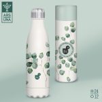 ARS UNA sticlă termică din oțel inoxidabil - Botanic Leaf