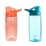 WABO sticlă reutilizabilă din plastic fără BPA 550 ml - Coral