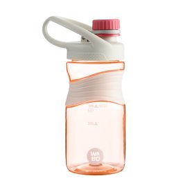   WABO sticlă din plastic fără BPA cu capac filetat - 450 ml - Roz