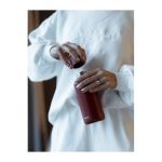 EQUA TIMELESS sticlă din oțel inoxidabil 600 ml - Wine not - bordo