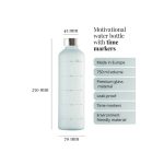 EQUA MISMATCH 750 ml sticlă reutilizabilă - Alb